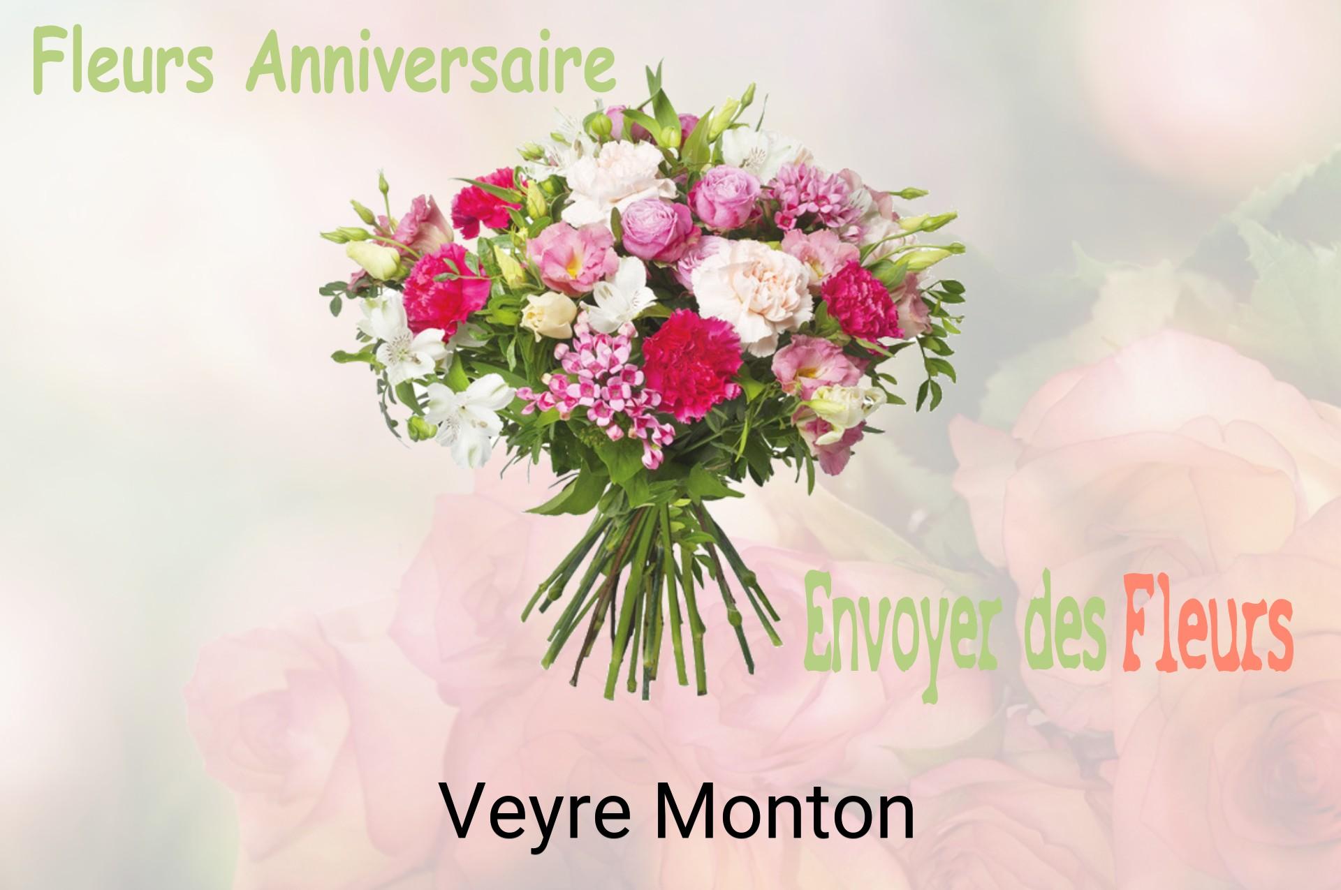 Bouquet de fleurs d’anniversaire livré à Veyre-Monton